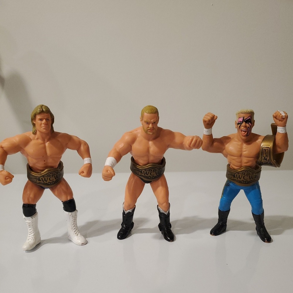 Vintage 1990 WCW Action Figures Lot